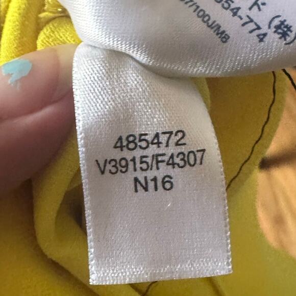 Lands’ End Bright Tunic Dress | Keyhole Tie Neck | Casual Summer Dress - Picture 10 of 11